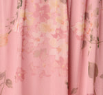Floral Print Mesh Smocked Maxi Dress In Blush Multi 6