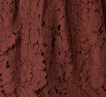 Short Sleeve Lace Tiered Sophia Dress In Chocolate 6