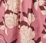 Printed Cotton Blaire Midi Dress In Blush Ecru 7