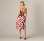 Printed Cotton Blaire Midi Dress In Blush Ecru 6