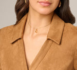 Short Sleeve Microsuede Emma Dress In Camel 3