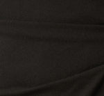 Bell Sleeve Pearly Trim Stretch Sheath Dress In Black 6