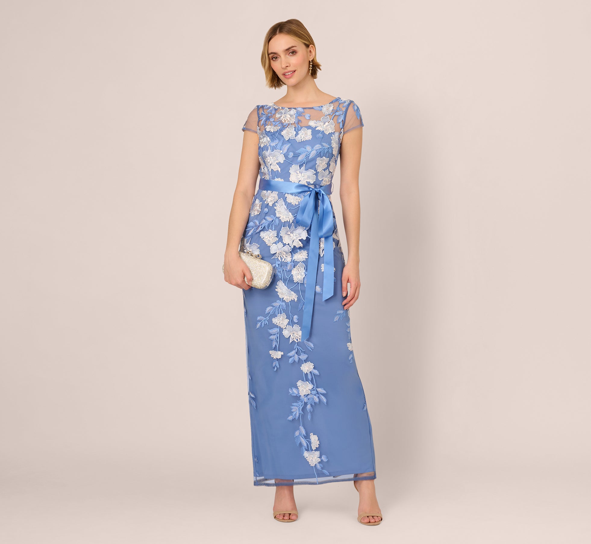 Embroidered Dresses & Gowns for Women - Adrianna Papell Embroidered Dresses & Gowns for Women - Adrianna Papell