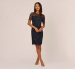 Hand-Beaded Cocktail Dress In Midnight 7