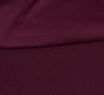 One-Shoulder Long Satin Crepe Mermaid Gown In Bordeaux Glow 7