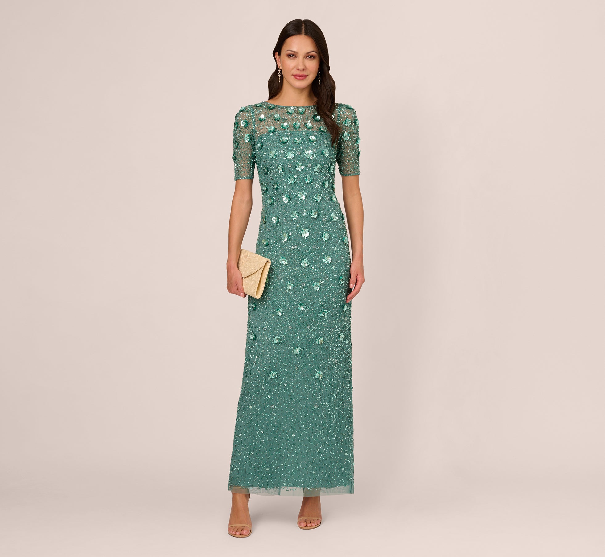 Green Wedding Guest Dresses for Women - Adrianna Papell Green Wedding Guest Dresses for Women - Adrianna Papell