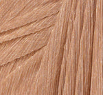 Metallic Crinkled Mesh Draped Long Gown In Light Gold 6