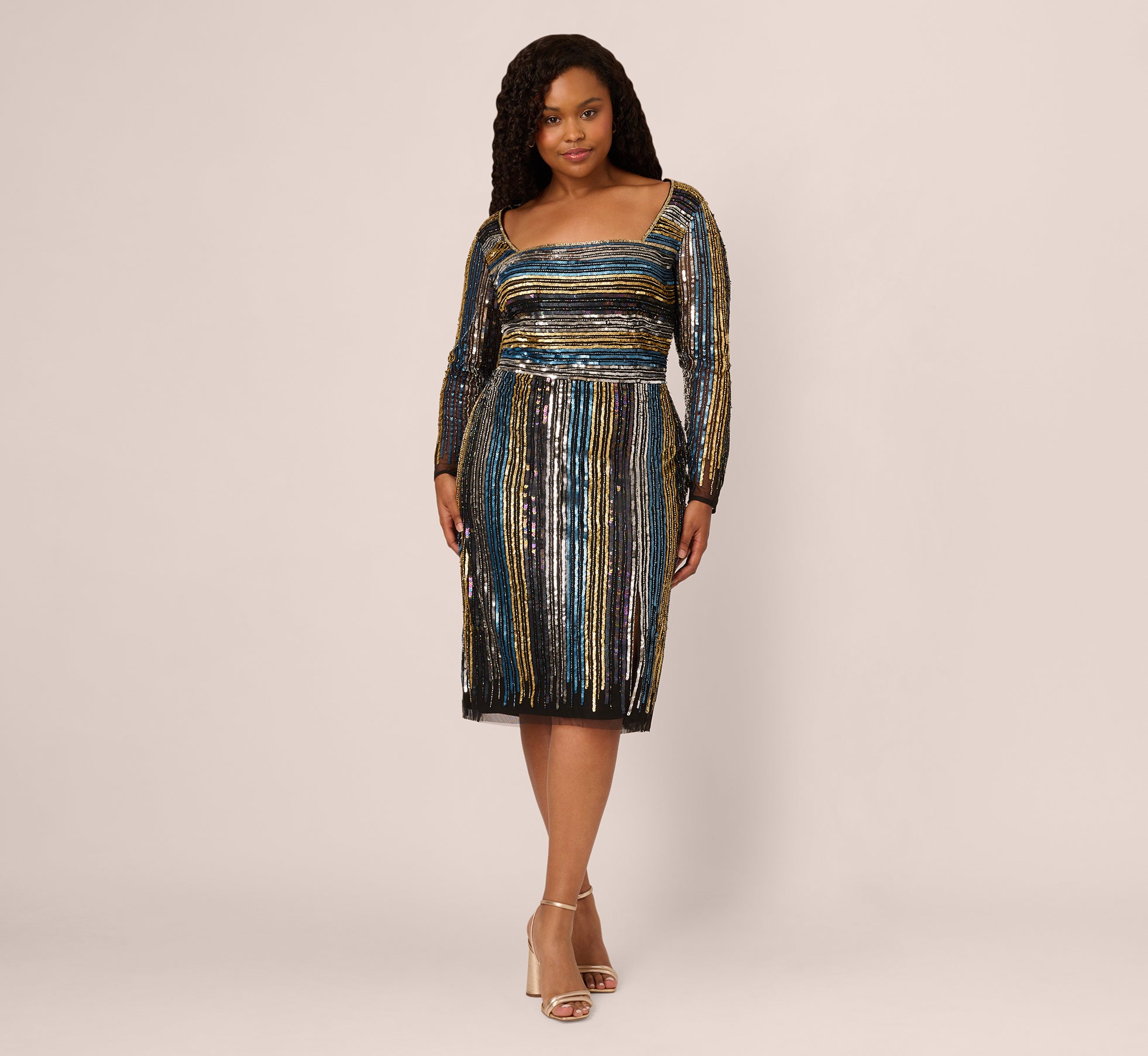 Sheath Dress Xscape Plus Size Cocktail Dresses Plus Size Sequin Beaded Sheath Dress With Sheer Long Sheath Dress Xscape Plus Size Cocktail Dresses Plus Size Sequin Beaded Sheath Dress With Sheer Long