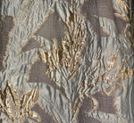 Tea Length Jacquard Dress With Sleeveless Bodic In Slate 6