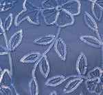 Sleeveless Blouson Mermaid Gown With Jasmine Beading In French Blue 7