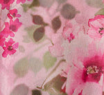 Floral Print Organza Midi Dress With One Shoulder Neckline In Pink Multi 6