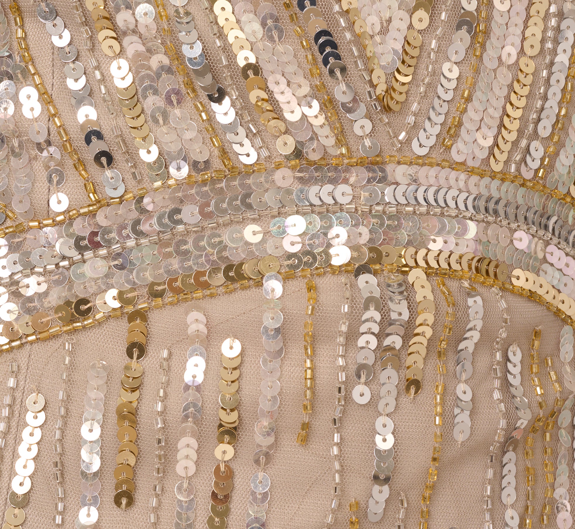 Metal Beaded Fringe Dress