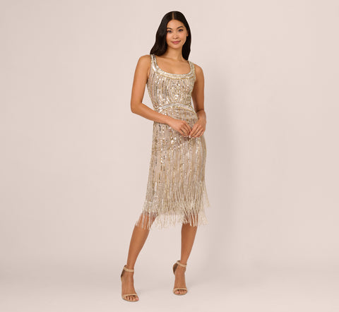 Metal Beaded Fringe Dress