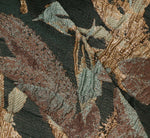 One Shoulder Jacquard Dress In Green Gold 6