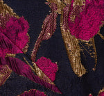 Plus Size One Shoulder Jacquard Dress In Navy Pink 6