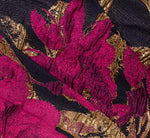 One Shoulder Jacquard Dress In Navy Pink 7