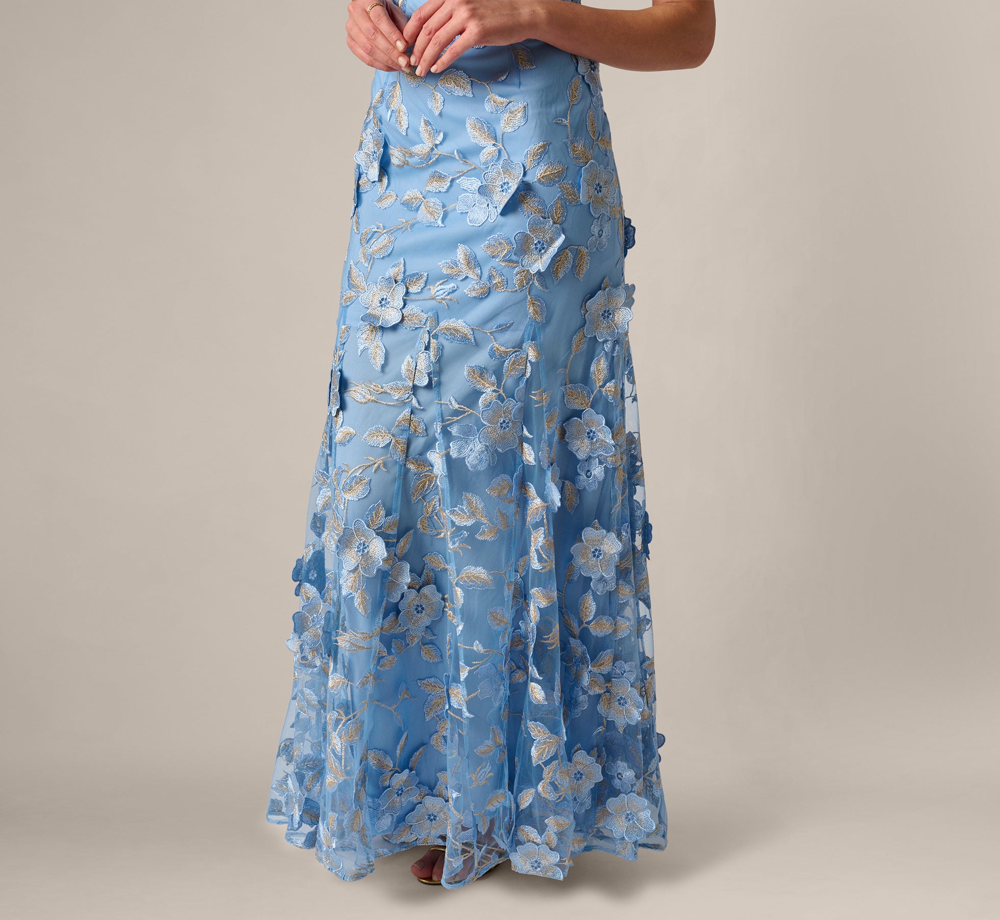 sachin and babi light blue dress Angie Blue Embroidered Short Dress