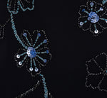 Sleeveless Beaded Blouson Midi Dress In Midnight Multi 6