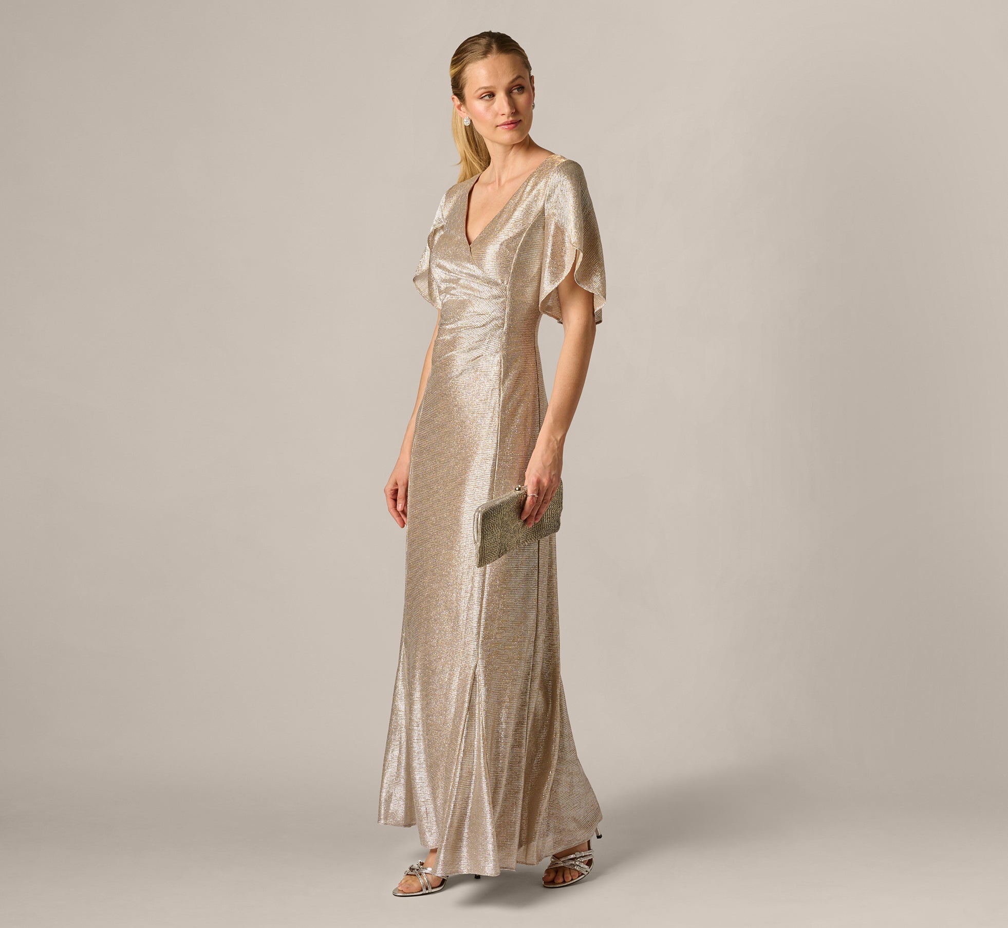 Metallic Bridesmaid Dresses for Women - Adrianna Papell Metallic Bridesmaid Dresses for Women - Adrianna Papell