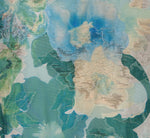 Plus Size Metallic Floral Jacquard Midi Dress In Blue Multi 6