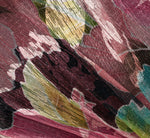 Sleeveless Asymmetrical Metallic Floral Gown In Navy Pink Multi 6