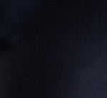 Beaded Halter Draped Mikado Gown In Midnight 6