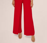 Asymmetrical 3D Floral Jumpsuit In Hot Pepper 4