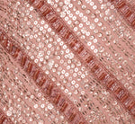 One Shoulder Beaded Sequin Mermaid Gown In Candied Ginger 6