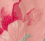 Off Shoulder Floral Jacquard Fit And Flare Gown In Pink Multi 7