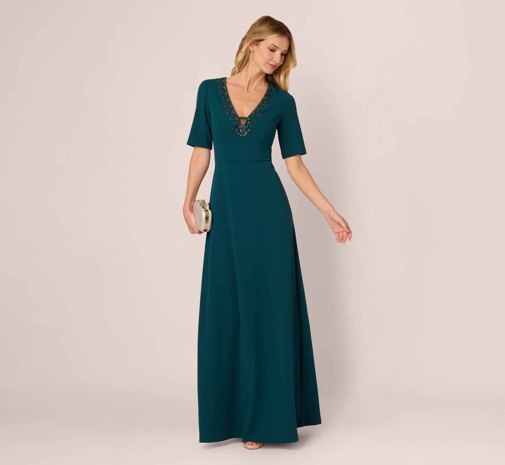 Dark Green Dresses & Gowns for Women - Adrianna Papell Dark Green Dresses & Gowns for Women - Adrianna Papell
