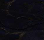 Sleeveless Jacquard Column Gown In Navy 6