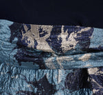 Long Sleeve Tuxedo Jacquard Combo Gown In Midnight Multi 6