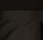 Sleeveless Asymmetrical Draped Taffeta Combo Gown In Black 4