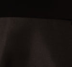 Off Shoulder Long Sleeve Mikado Combo Gown In Black 7