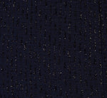 Beaded Off Shoulder Glitter Tweed Gown In Navy 6