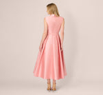 Sleeveless Mikado Suit Dress In Apricot Ice 6