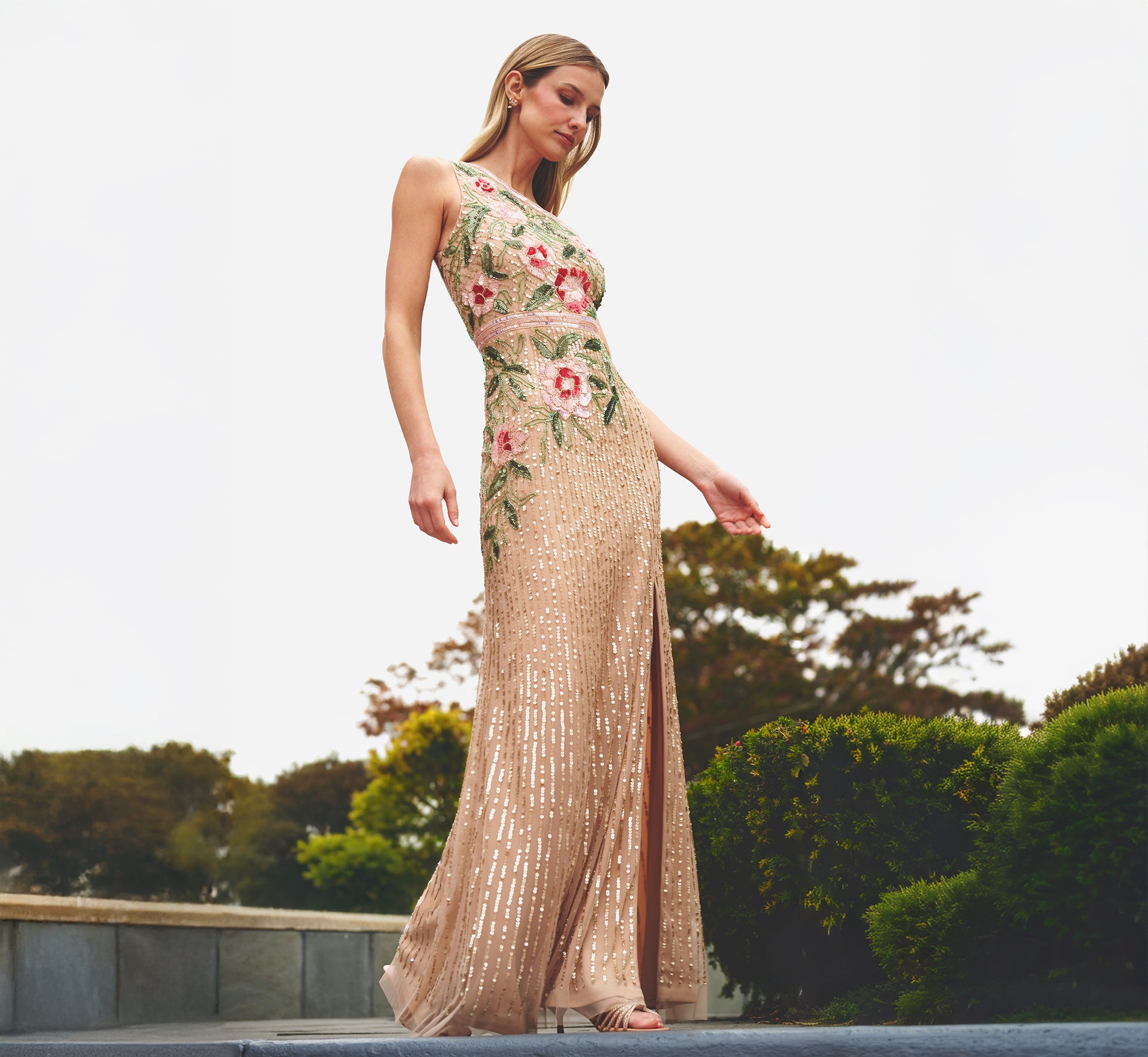 Champagne Bridesmaid Dresses & Gowns for Women - Adrianna Papell Champagne Bridesmaid Dresses & Gowns for Women - Adrianna Papell