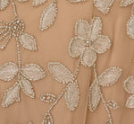 Strapless Floral Beaded Embroidery Gown In Taupe Pink 6