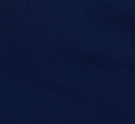 V Neck Beaded Ruffle Column Gown In Navy Sateen 6
