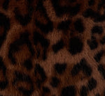 Animal Print Faux Fur Bolero Shrug In Brown Black 6