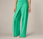 3D Floral Stretch Halter Jumpsuit In Flora Green 5