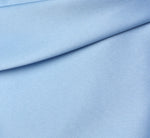 One Shoulder Draped Bow Cocktail Dress In Icy Topaz 6