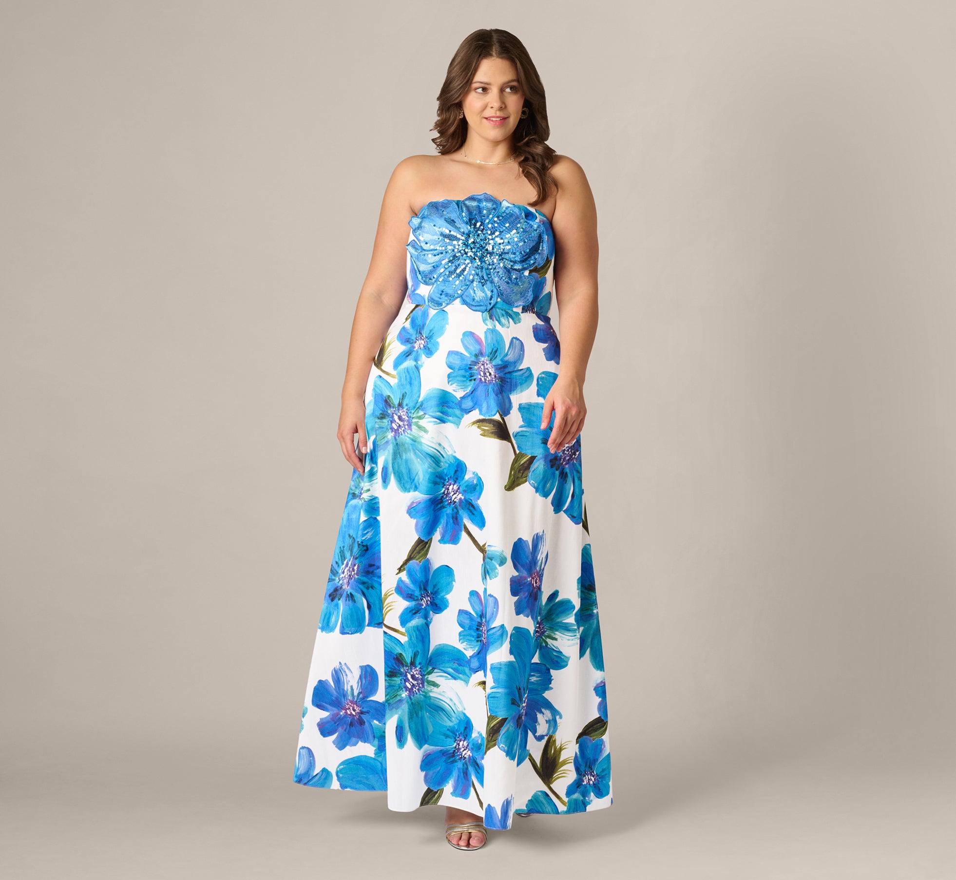 princess polly baby blue dress The 25 Best Plus Size Bridesmaid Dresses main image 0
