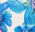 Strapless 3D Floral Beaded Dupioni Gown In Ivory Blue Multi 7