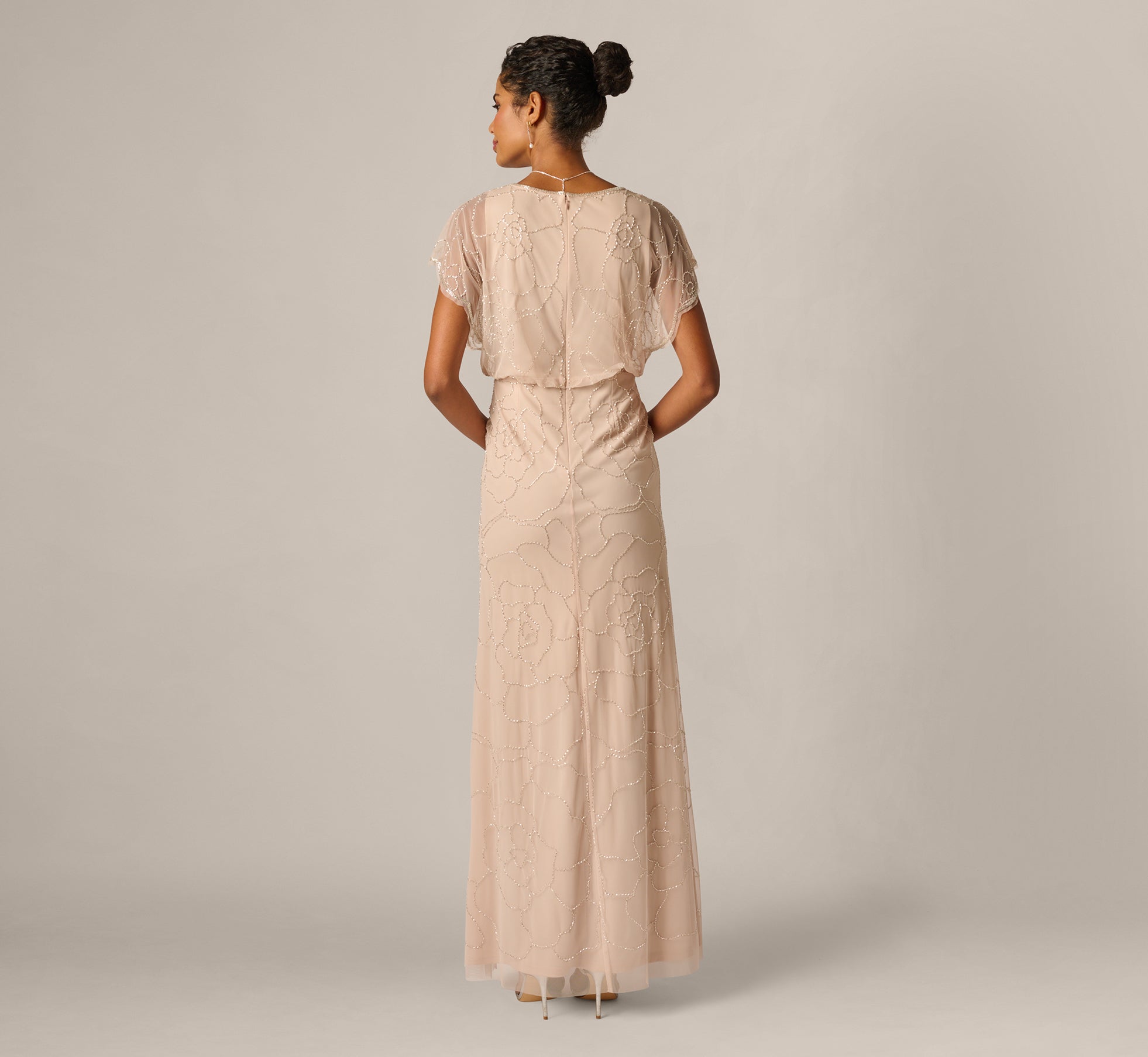 adrianna papell beaded dress Womens Pink Bead Blouson Long US 2 Color:As Photo(Navy Blue) Prom Dresses online this beautifully beaded dress Emilio Pucci Blue Viscos