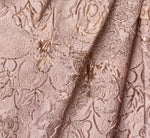 Metallic Jacquard Rhinestone Strap Midi Dress In Candied Ginger 6