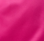 Asymmetrical Draped Satin Cape Gown In Berry Rose 7