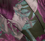 One Shoulder Rose Garden Jacquard Mermaid Gown In Green Multi 7