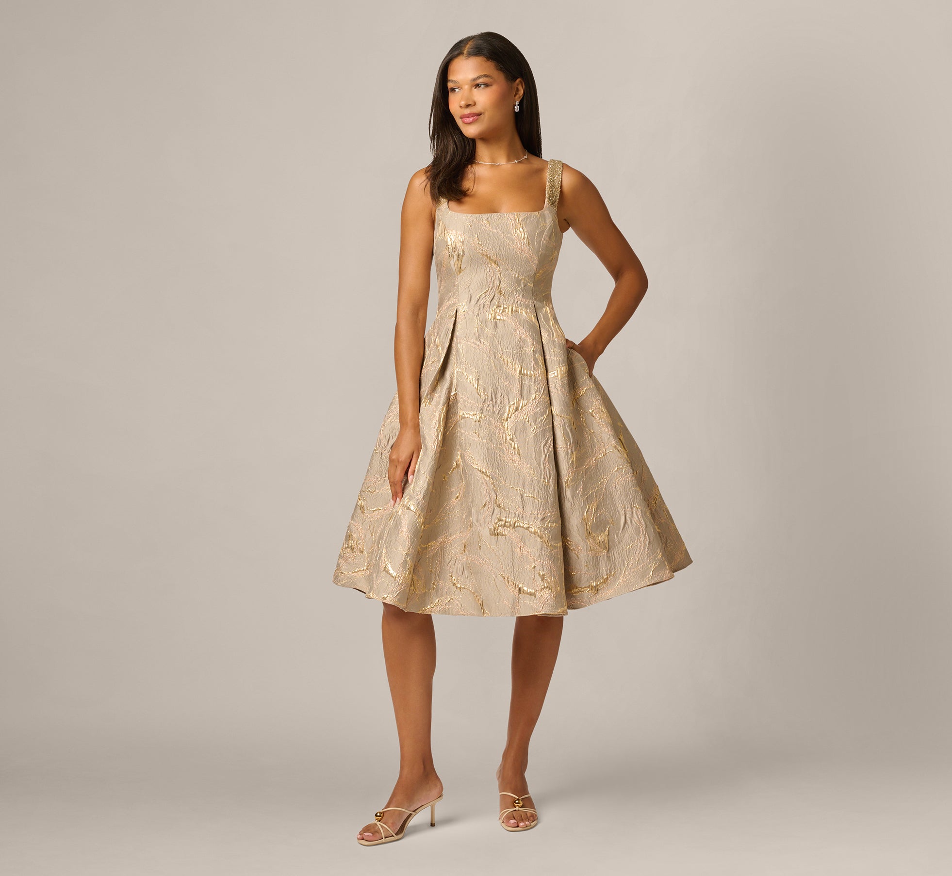 dress with a flare crossword clue Dad makes prom dress from late mom's wedding gown