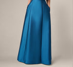 Surplice Bodice Gown In Twilight River 4